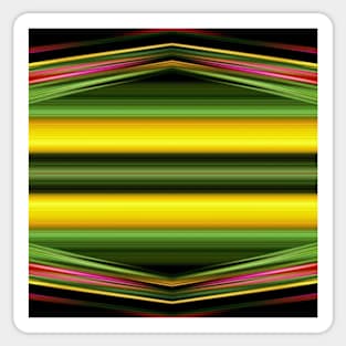 Stripes and Zig Zags Sticker